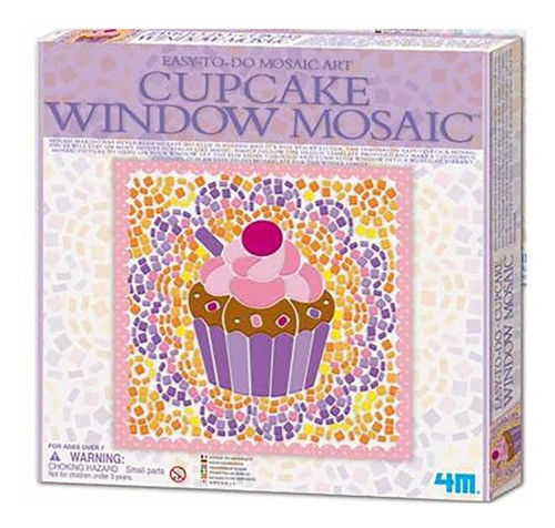 Manualidades Ventana Mosaico Figura De Cupcake Kit 4m 0