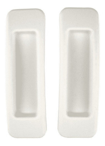 Kit C/4 Puxador Adesivo Plástico Porta Armário Gaveta Móveis 1