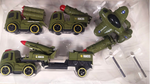 Set De Vehículos Militares X 6 Juguete Niños 1