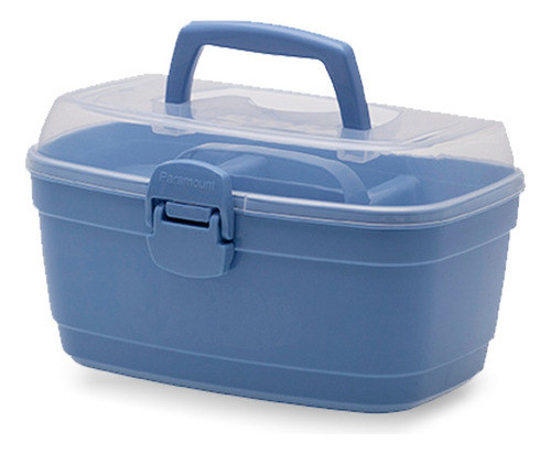 Maleta Box Multiuso Paramount Com Divisórias Azul 0