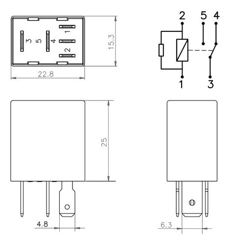 Relay Rele Micro Yamaha Yfm Wolverine 350 De 2006-08.panther 1