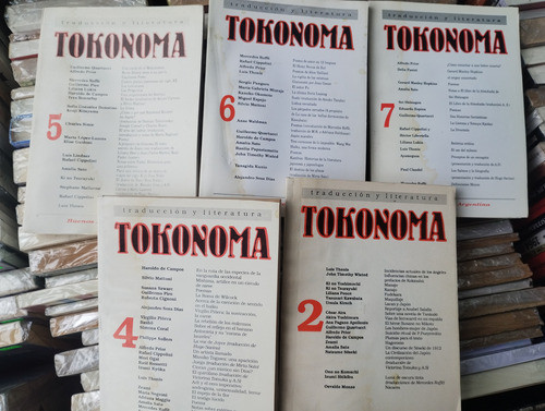 Revista Tokonoma Traduccion Y Literatura X5 -rf Libros 0
