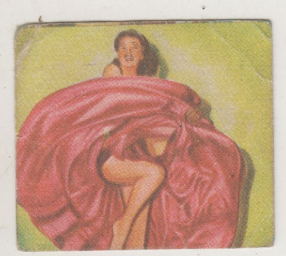 Cine 1954 Tarjeta Rita Hayworth Unica Uruguay Vintage Cromos 0