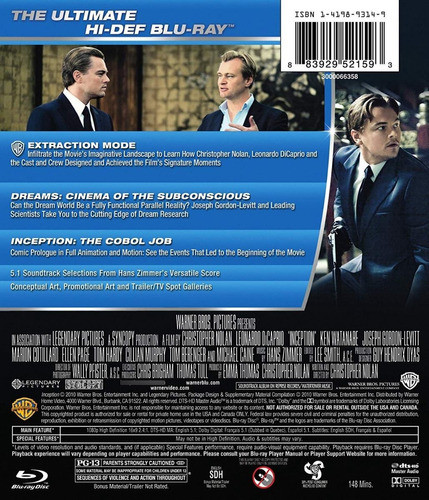 Blu-ray Inception / El Origen 1