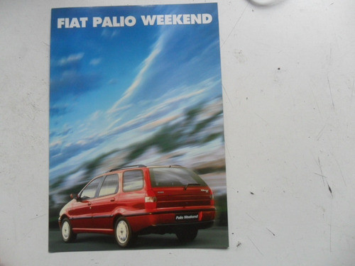 Folleto Fiat Palio Weekend Antiguo Catalogo  No Es Manual 0