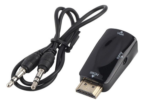Adaptador Xcessor Hd Hdmi/vga+ Audio Tamaño Compacto 0