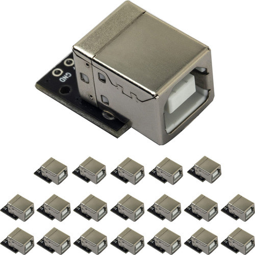 Risingsaplings 20 Conectores Usb Tipo B Hembra Para Placa De 0