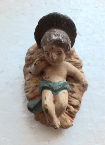 B. Antigo - Menino Jesus Antigo Em Terracota Mjt 0