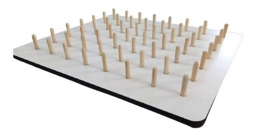 Brinquedo Educativo Geoplano Mdf 31cm X 30cm 0