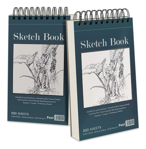 Cuaderno Dibujo Bocetos Arte Diseño Tipo Blocks Set De 2 0