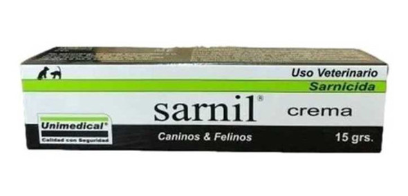 Sarnil Crema 15 Gr Para Perros Y Gatos 0