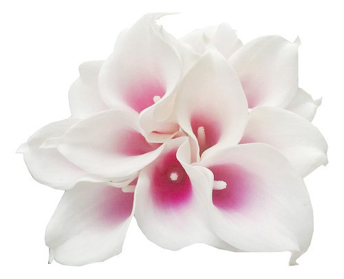 Latex Faux Flower Real Touch Artificial Calla Lily Flower Bo 1