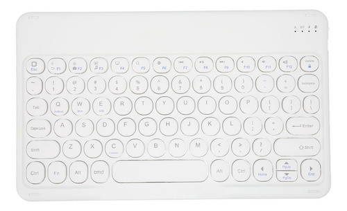Teclado Sem Fio Retro Round Keycap Ultra Slim Good Rebound 0