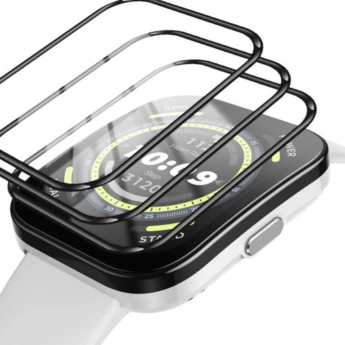 Kit 3x Película De Proteção 3d Para Amazfit Bip 5 Tela Toda 0