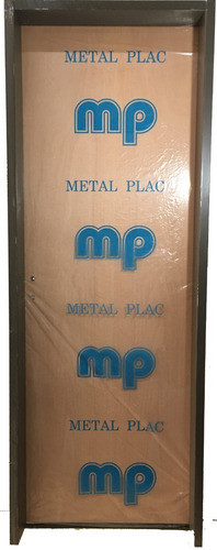 Puerta Placa Cedro 80xtabique 15 - Marco Chapa 18 0