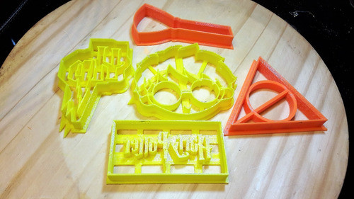 Pack 5 Cortantes Para Galletitas Harry Potter ! 0