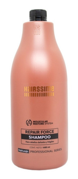 Hairssime Repair Force Shampoo Reparador Dañado Grande 3c 0