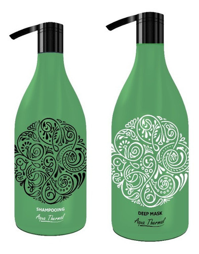 Shampoo + Acondicionador Aqua Thermal Pro Brushing 1.450ml 0
