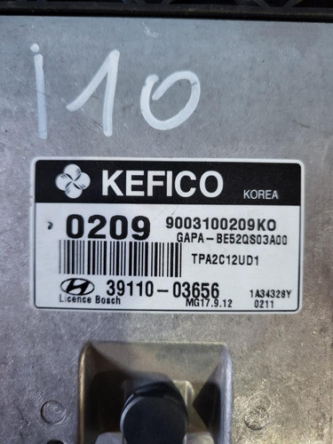 Ecu Hyundai I10 1.2 2014 1