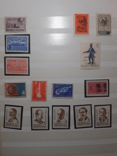 Filatelia Lote 24 Estampillas Mint Año 1965 Argentina 0