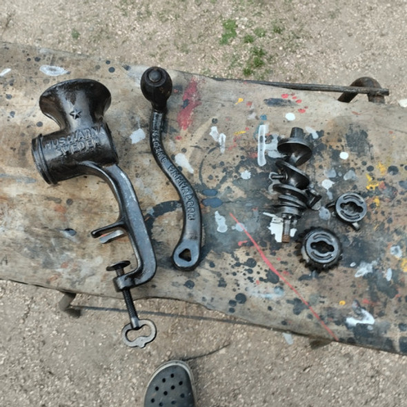 Antiguo Molino De Granos Husqvarna Scandia Numero 1 1