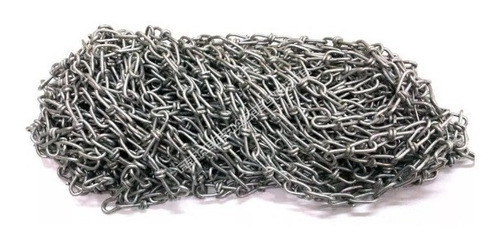 Cadena Nudo Reforzada Galvanizada Nro13 Rollo 50m Env Gratis 0