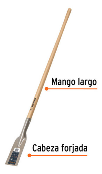 Raspador Construccion 4 Pulgadas Y Mango Largo Truper Scr-4 1