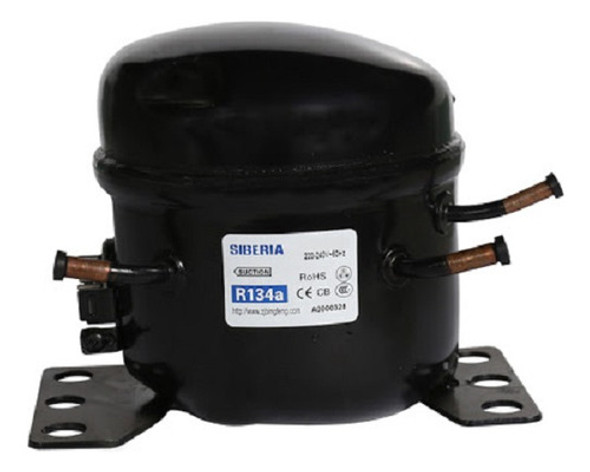 Motor Compresor Heladera  1/6 Hp R134a 1