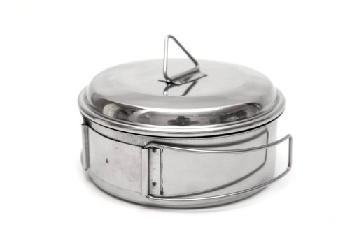 Marmita Solo Sartén Con Tapa 16 Cm + 2 Platos Playos Para Al 0