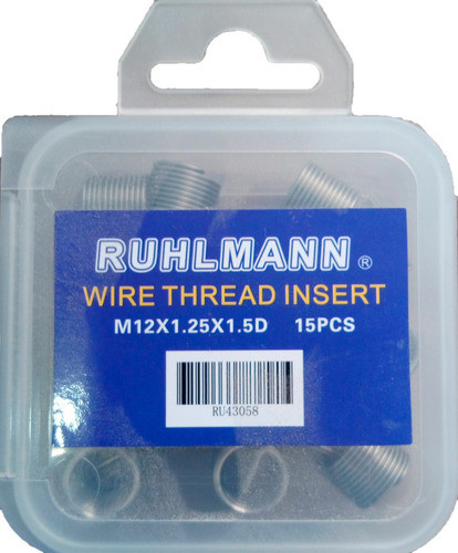 Insertos Para Roscas M12x1.25 15 U Unidades Ruhlmann Ru43058 0