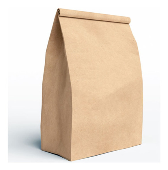 Bolsa Delivery Papel Kraft 17x24/08 N2 Sin Manija X50u 0