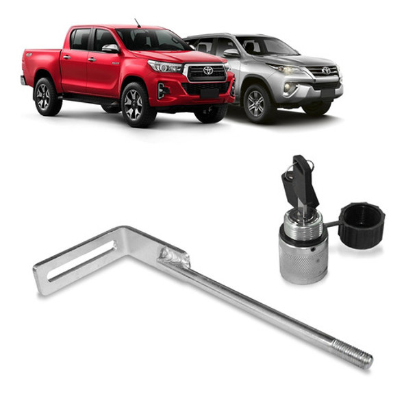 Trava Estepe Hilux Sw4 2016 2017 2018 2019 Antifurto Gtnox 0