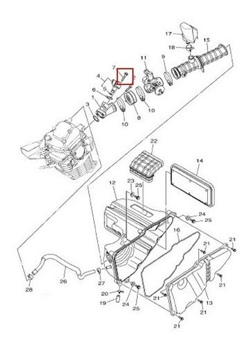 Tornillo Inyector Yamaha Fz Fi 150 Original Um 1