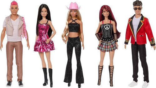 Barbie - Rebeldes Pack X5 - Hxj69 0