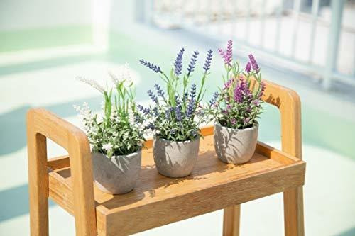 Velener Mini Flores De Lavanda Falsas En Maceta Para Decorac 1