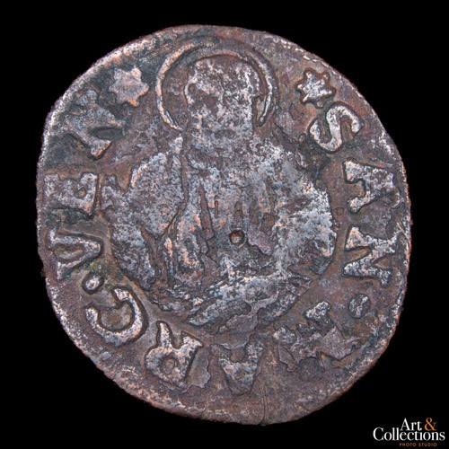 Venecia, Bezzo Da 6 Bagattini, 1680 - 1700. F+  /vf- 0