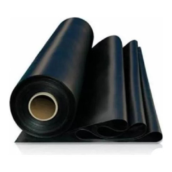 Film Nylon Negro Polietileno Aislante 2m X 50mt 200 Micrones 1