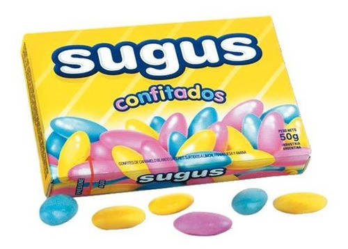 Pack X 3 Unid Caramelos  Confitado 50 Gr Sugus Caramelos Ma 0