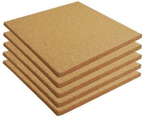 6 Unid Cortiça Adesiva Colante 4mm30x30  Decoração E Quadros 0
