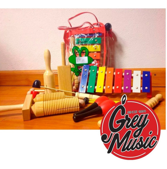 Set De Percusion Niños Denver Lt8 1