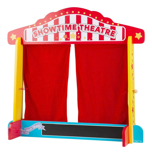 Juego De Teatro De Mesa En Madera Tela Niños 3 Años+ Bigjigs 0