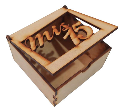 Caja/bombonera Mis 15 Años, Fibrofacil, Pack X10unidades! 1