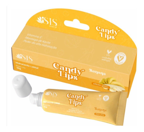 Kit Isis Candy Lips 10 Hidratantes Labiais Banana 0