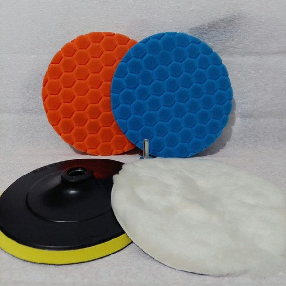 Kit 2 Pads De Pulido 7 Pulgadas (spta) + Cordero + Backing 1