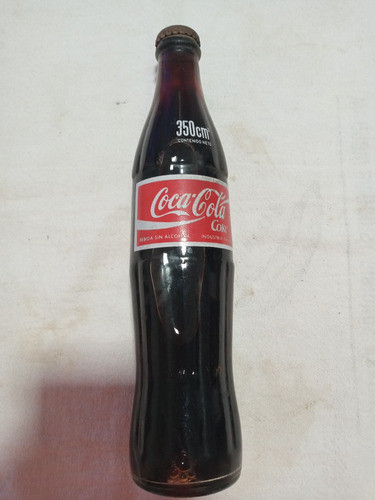 Botella De Coca Cola Mod Bar De 350 Cc Sin Abrir 89 /90 0