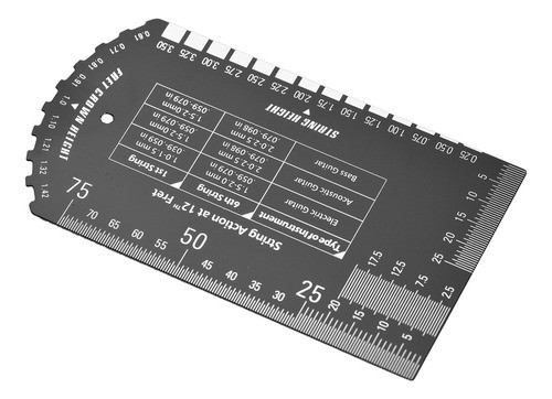 Medição Da Ação Elétrica Da Régua E Altura Da Corda 0