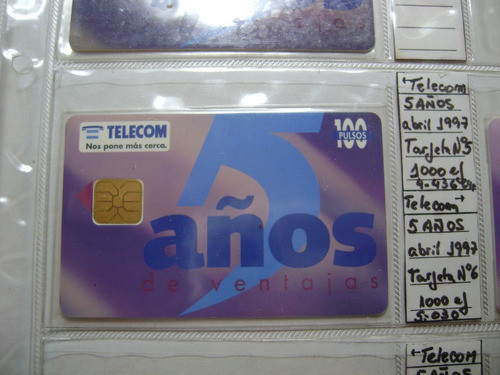 Telecom Tecnica 5 Años Numero 5 Nva Con Blister De Testeo 0