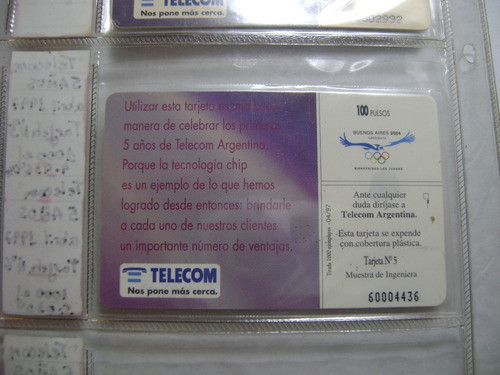Telecom Tecnica 5 Años Numero 5 Nva Con Blister De Testeo 1