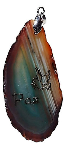 Dije De Piedra Natural Ágata (paz) 0