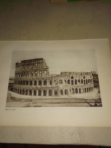 Lamina Poster El Coliseo Roma 0
